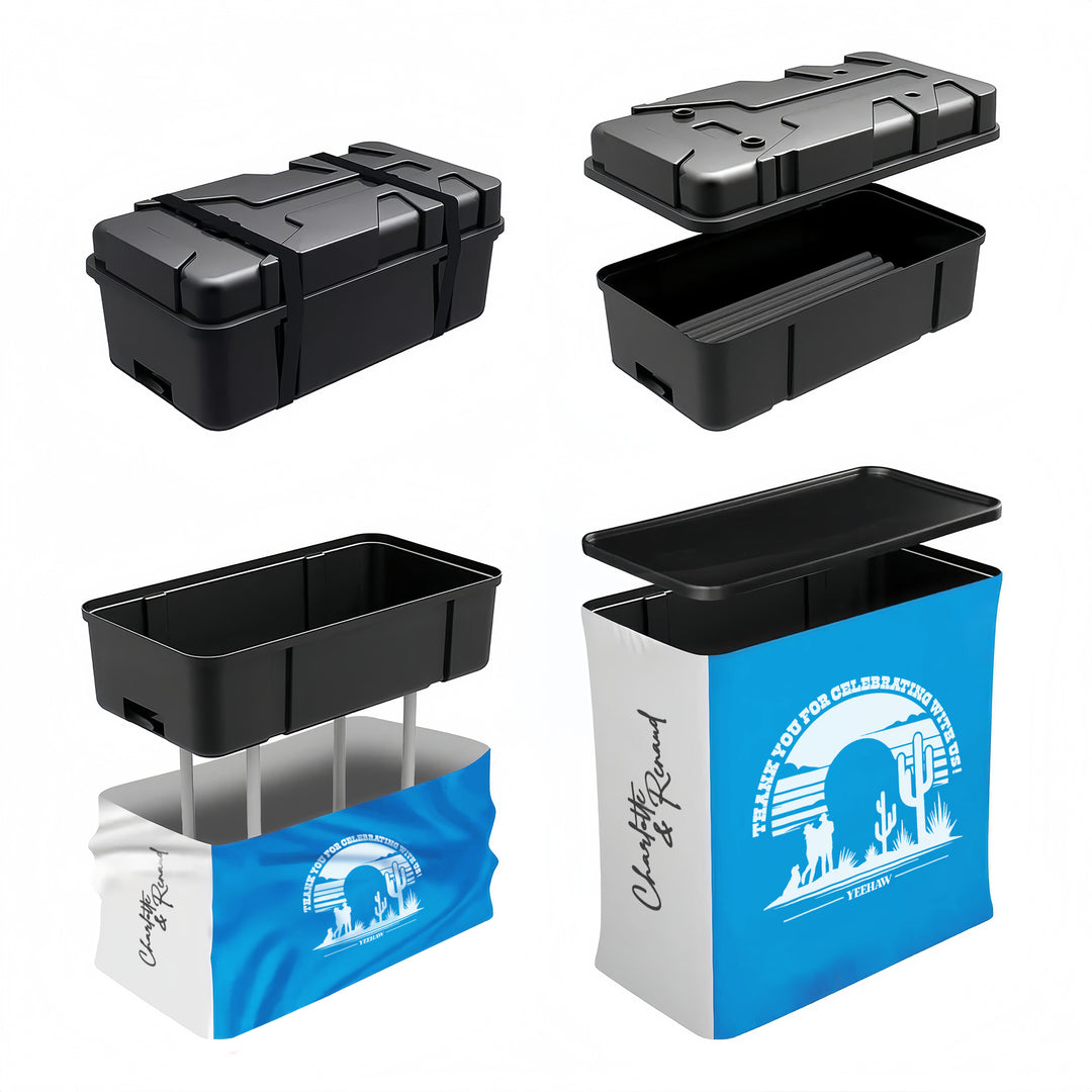 Custom Hard Case Trade Show Podium