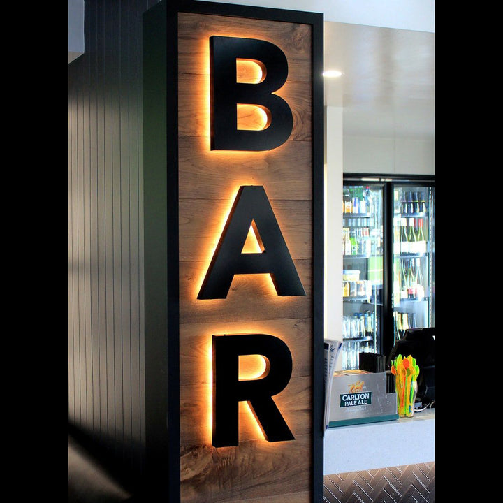 Custom 3D Logo Sign Board Backlight Channel Letter Outdoor Wall Business Shop Store Front Sign Led Illuminated Backlit Sign