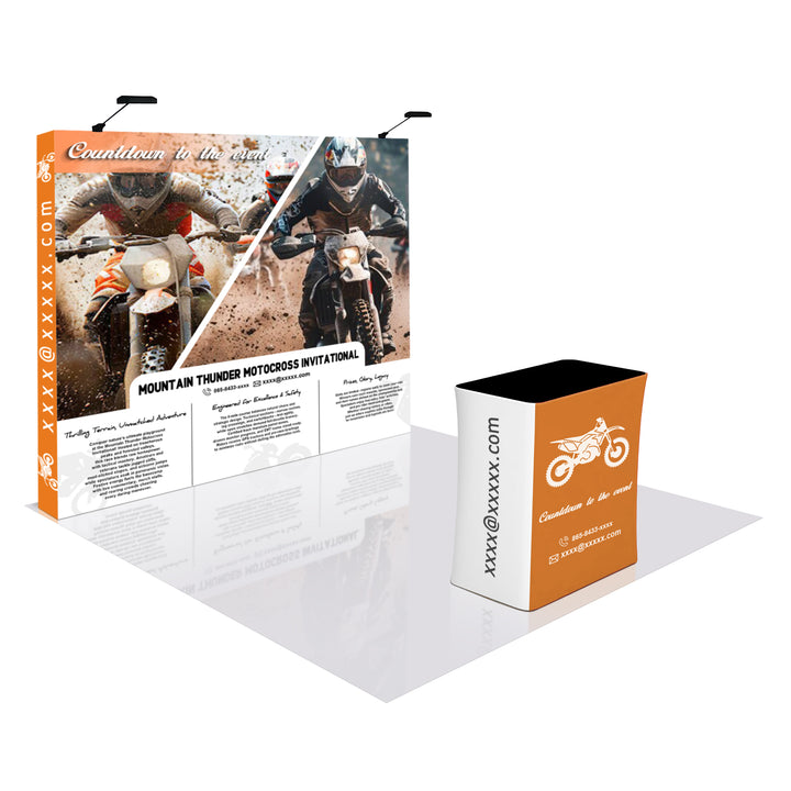 Custom Straight Pop-Up Trade Show Display