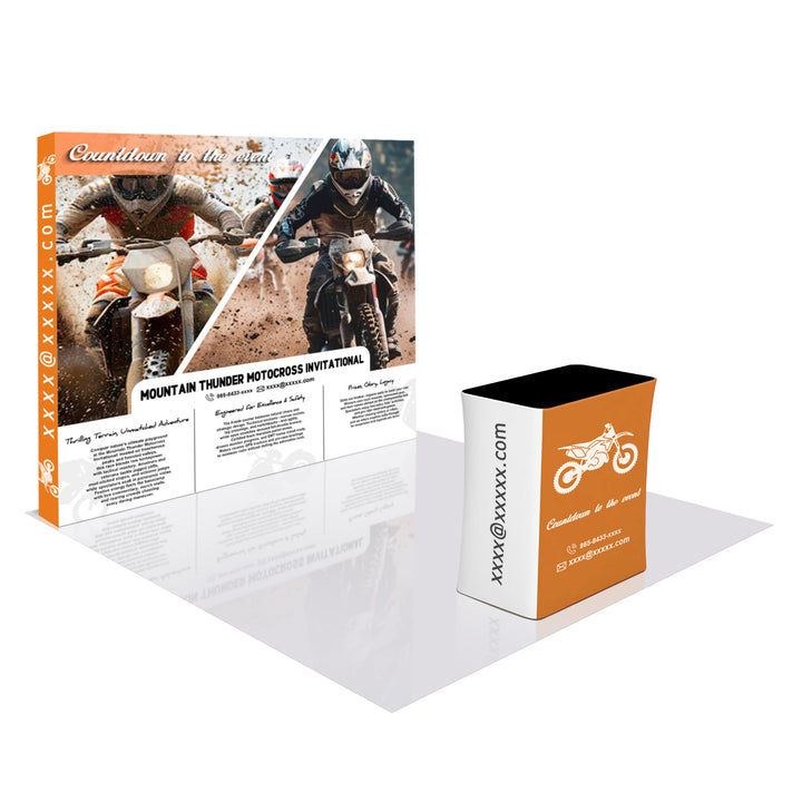 Custom Straight Pop-Up Trade Show Display