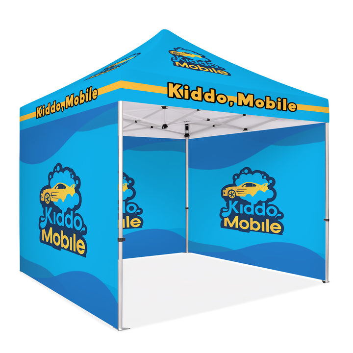 Custom Printed Canopy Tent with Three Back Walls