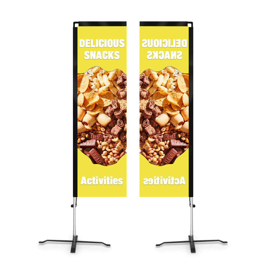 Custom Rectangle Flag Banner - Personalized Advertising Flag, Durable & Versatile, Perfect for Events, Businesses, and Outdoor Promotions