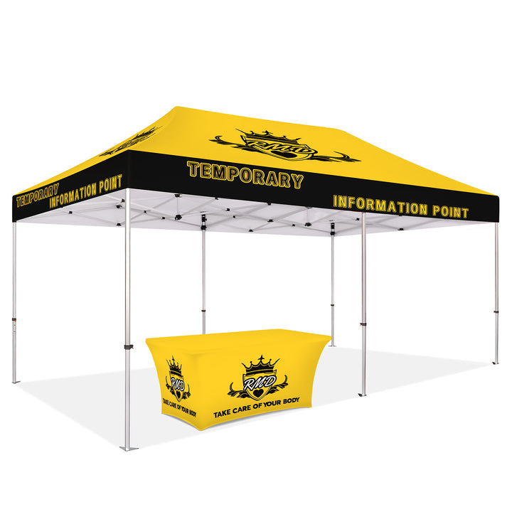 Custom Printed Canopy Tent with Table Cover