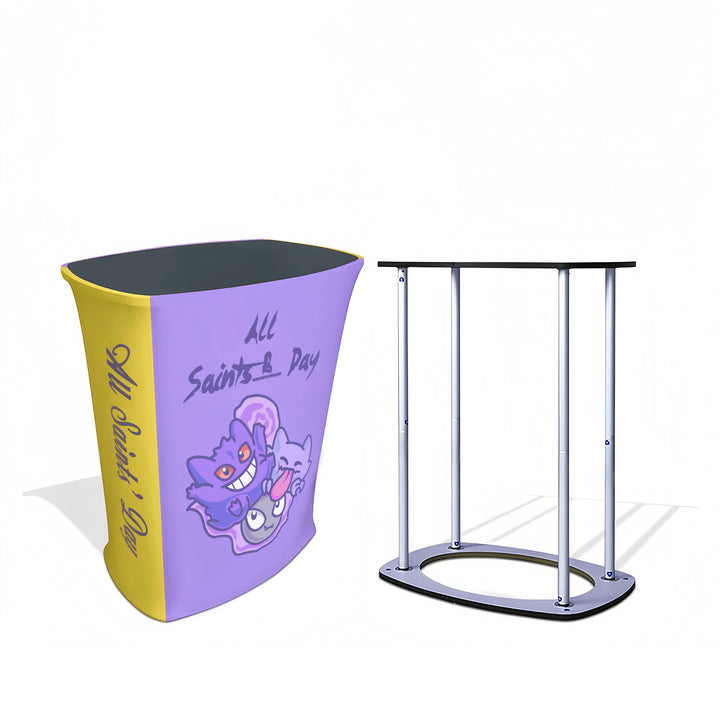 Custom Square Trade Show Podium
