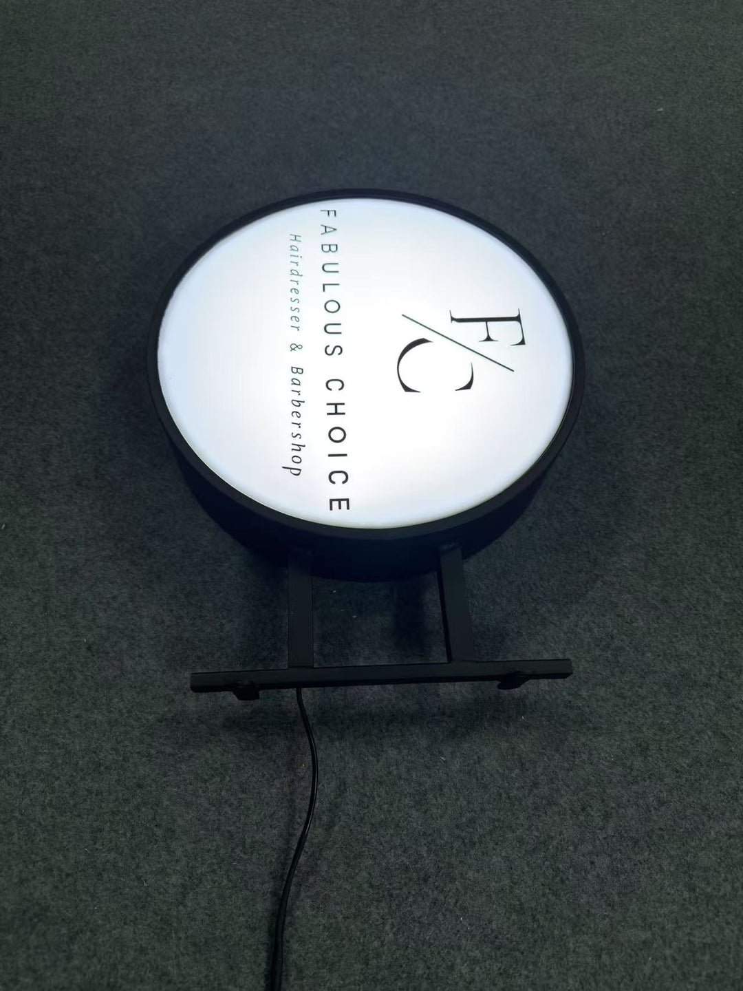 Custom LED Light Box with Stand - Portable Illuminated Sign for Pop-Up Shops