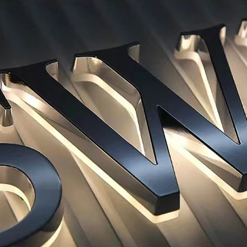 Premium 3D Metal Backlit Signs