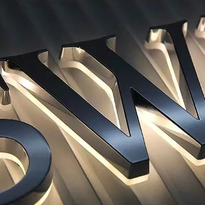 Premium 3D Metal Backlit Signs