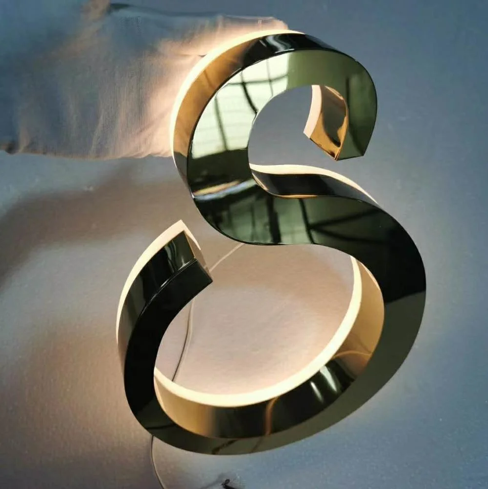 3D Metal LED Business Sign