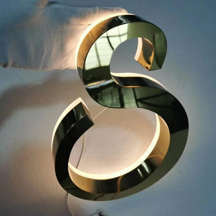 3D Metal LED Business Sign