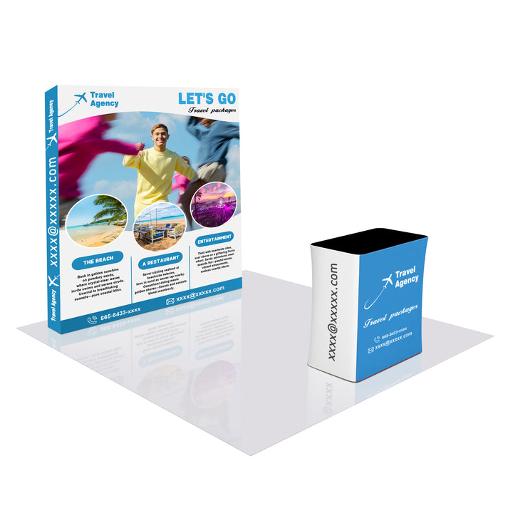 Custom Straight Pop-Up Trade Show Display