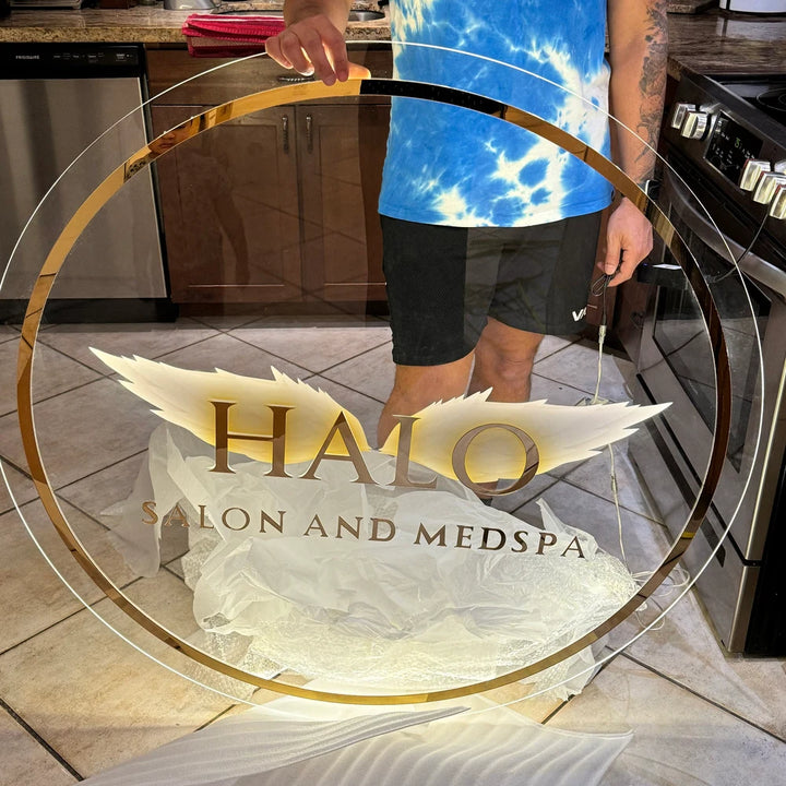 Custom Acrylic Backlit Sign