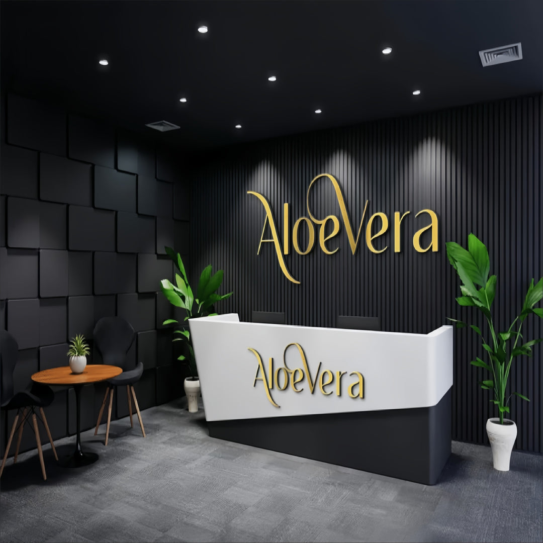 Custom 3D Metal Wall Sign - Non-Illuminated Stainless Steel Logo for Offices & Retail Stores