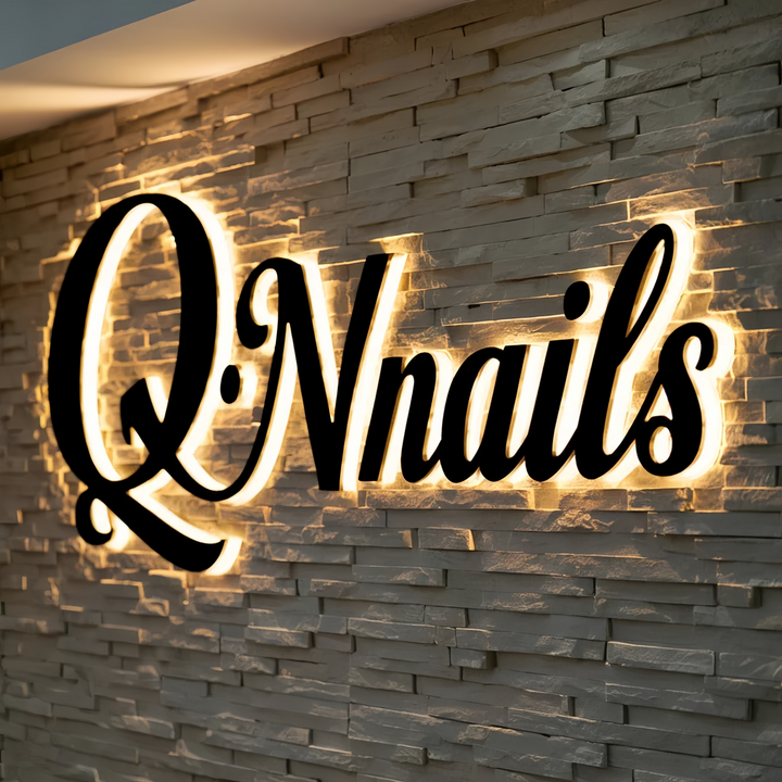 Custom 3D Metal Backlit Sign