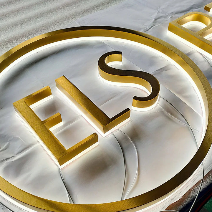 Custom 3D Metal Backlit Sign