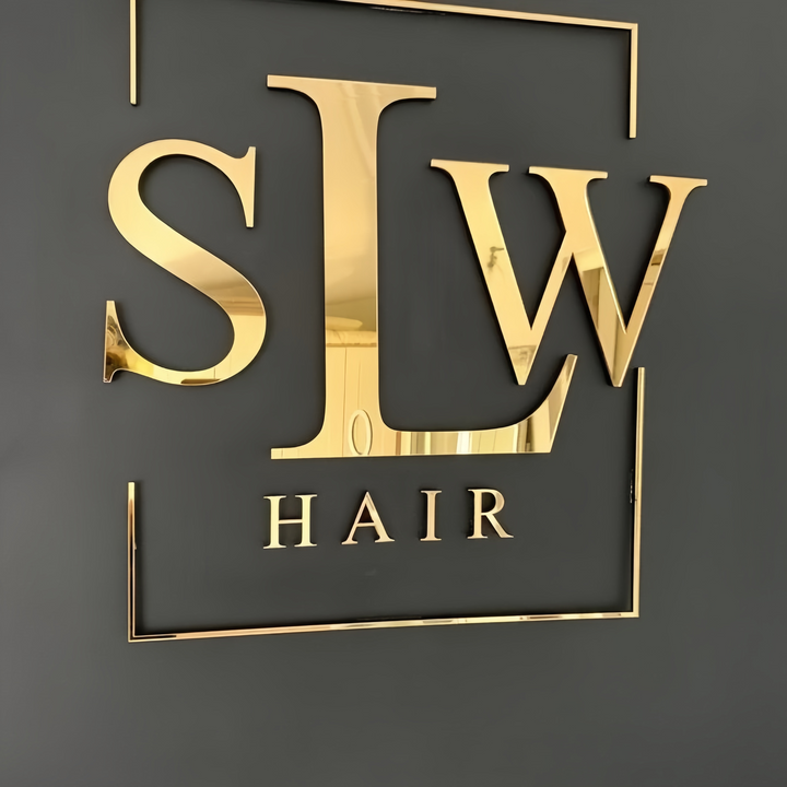 Custom 3D Metal Wall Sign - Non-Illuminated Stainless Steel Logo for Offices & Retail Stores
