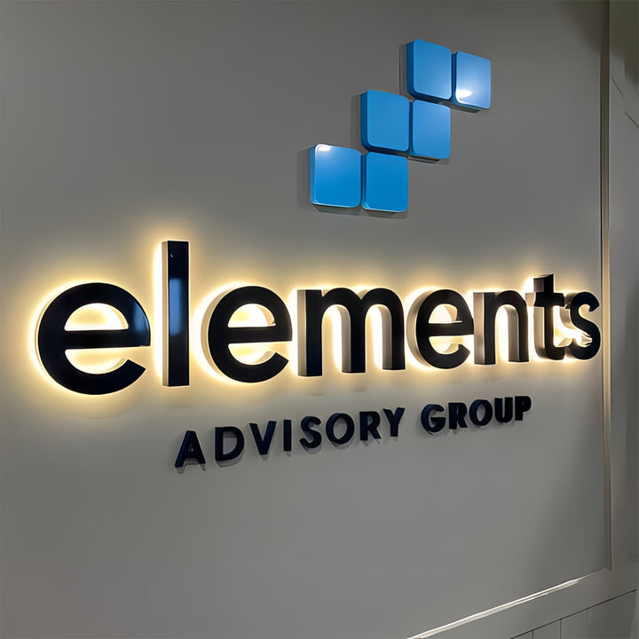 Personalized 3D Metal LED Sign